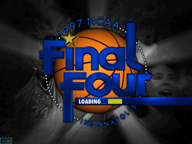 Image de l'ecran titre du jeu NCAA Basketball Final Four 97 sur Sony Playstation