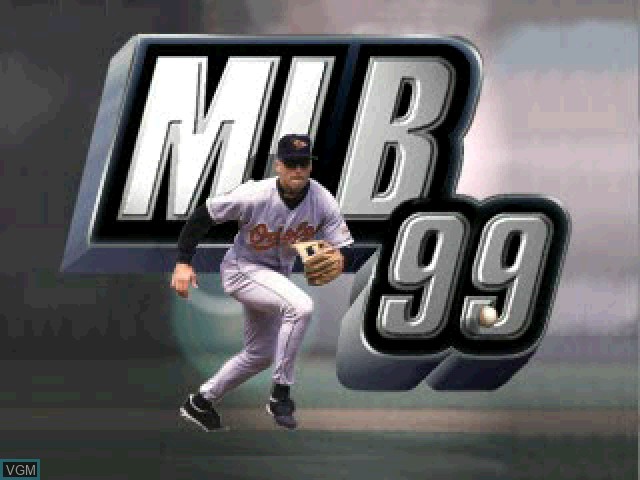 Image de l'ecran titre du jeu MLB 99 sur Sony Playstation