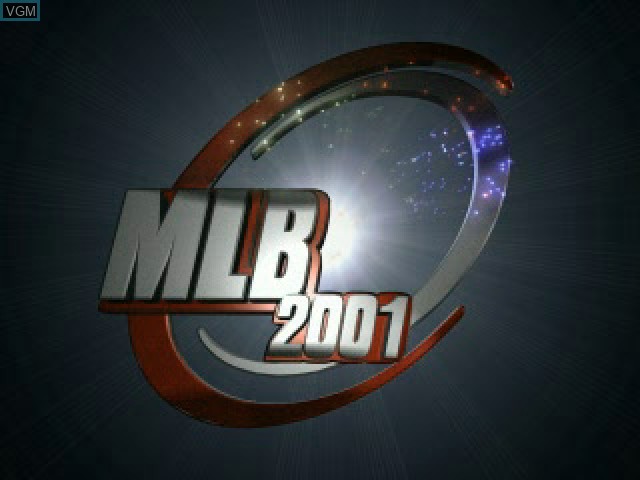 Image de l'ecran titre du jeu MLB 2001 sur Sony Playstation