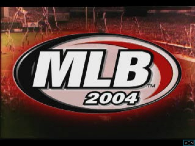 Image de l'ecran titre du jeu MLB 2004 sur Sony Playstation