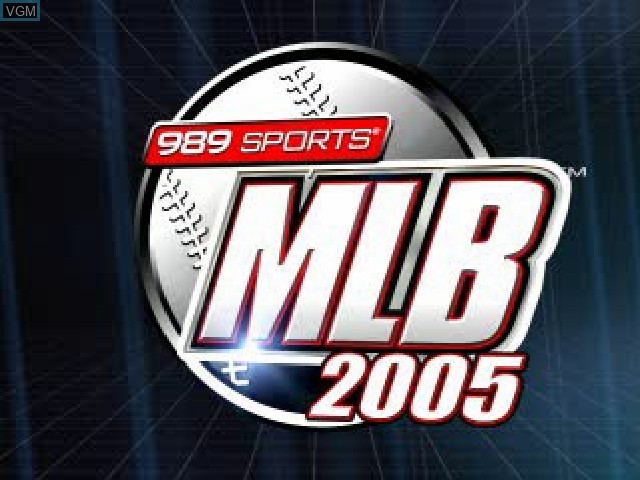 Image de l'ecran titre du jeu MLB 2005 sur Sony Playstation