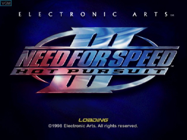 Image de l'ecran titre du jeu Need for Speed III - Hot Pursuit sur Sony Playstation
