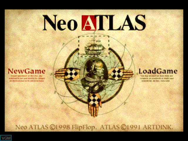 Image de l'ecran titre du jeu Neo Atlas sur Sony Playstation