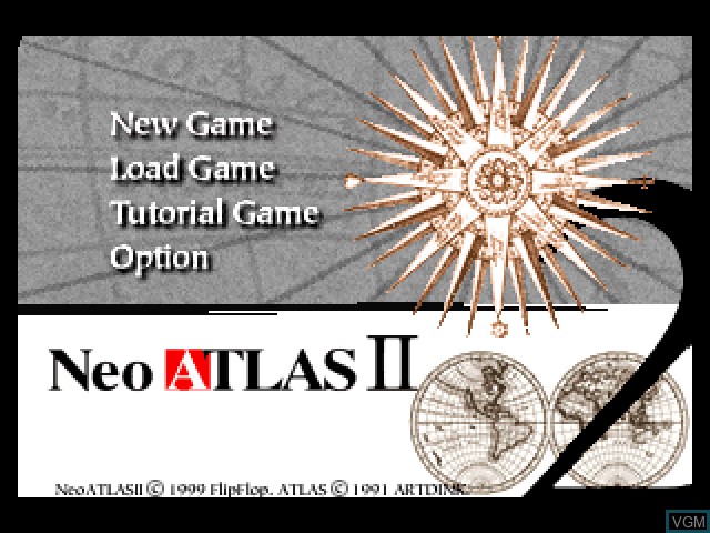 Image de l'ecran titre du jeu Neo Atlas II sur Sony Playstation