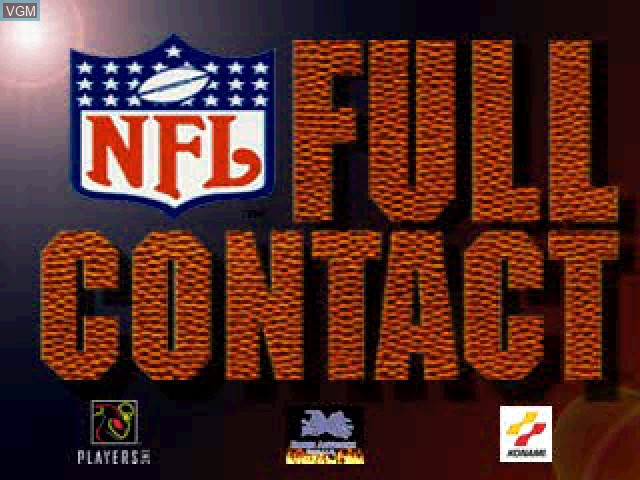 Image de l'ecran titre du jeu NFL Full Contact sur Sony Playstation