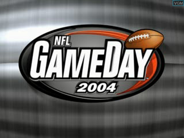 Image de l'ecran titre du jeu NFL GameDay 2004 sur Sony Playstation