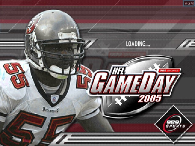 Image de l'ecran titre du jeu NFL GameDay 2005 sur Sony Playstation
