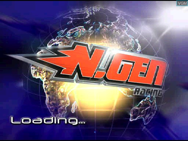 Image de l'ecran titre du jeu NGEN Racing sur Sony Playstation