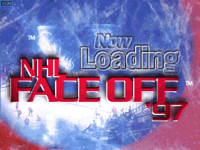 Image de l'ecran titre du jeu NHL FaceOff '97 sur Sony Playstation