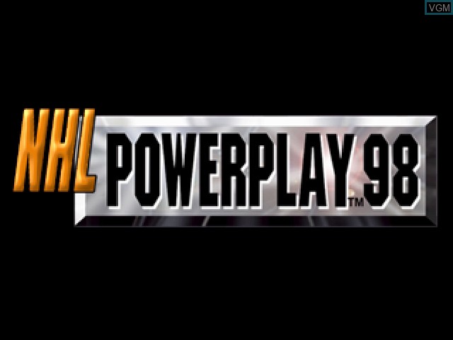 Image de l'ecran titre du jeu NHL Powerplay 98 sur Sony Playstation