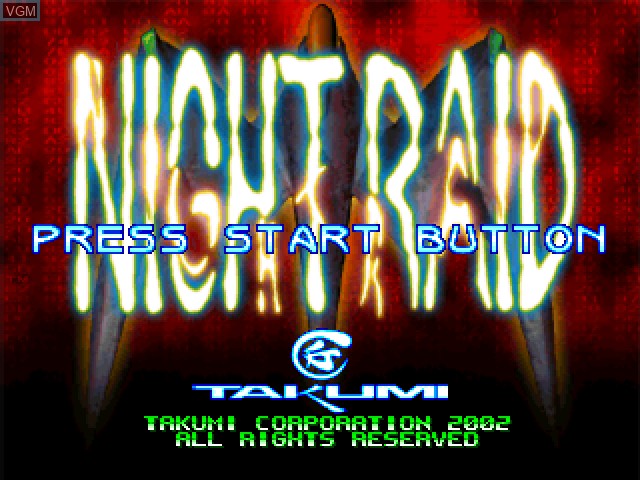 Image de l'ecran titre du jeu Night Raid sur Sony Playstation