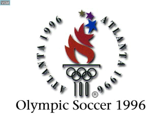 Image de l'ecran titre du jeu Olympic Soccer - Atlanta 1996 sur Sony Playstation