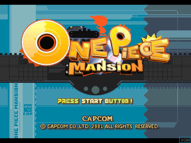Image de l'ecran titre du jeu One Piece Mansion sur Sony Playstation