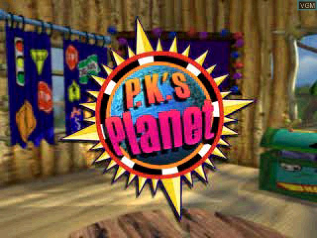 Image de l'ecran titre du jeu P.K.'s Place 3 - Carlos at the Races! sur Sony Playstation