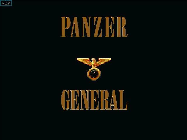Image de l'ecran titre du jeu Panzer General sur Sony Playstation