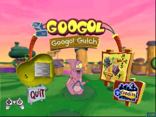 Image de l'ecran titre du jeu Secret of Googol 8, The - Googol Gulch - General Store - Math Arcade sur Sony Playstation