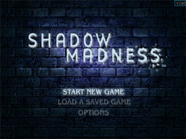 Image de l'ecran titre du jeu Shadow Madness sur Sony Playstation