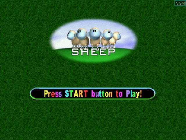 Image de l'ecran titre du jeu Sheep sur Sony Playstation