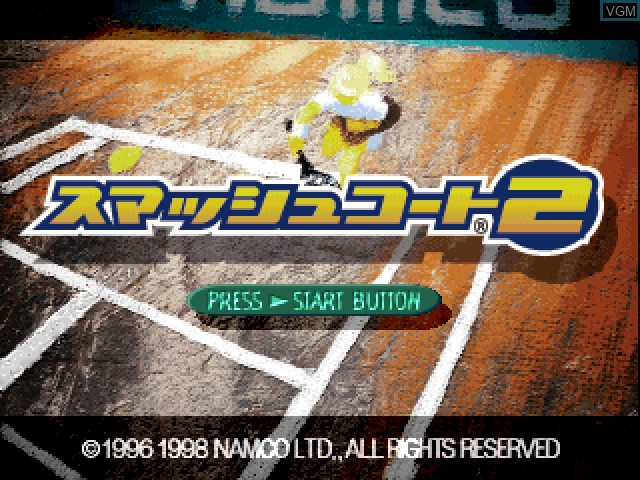 Image de l'ecran titre du jeu Smash Court 2 sur Sony Playstation