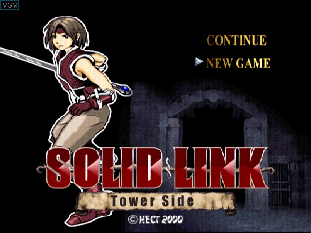 Image de l'ecran titre du jeu Solid Link - Tower Side sur Sony Playstation
