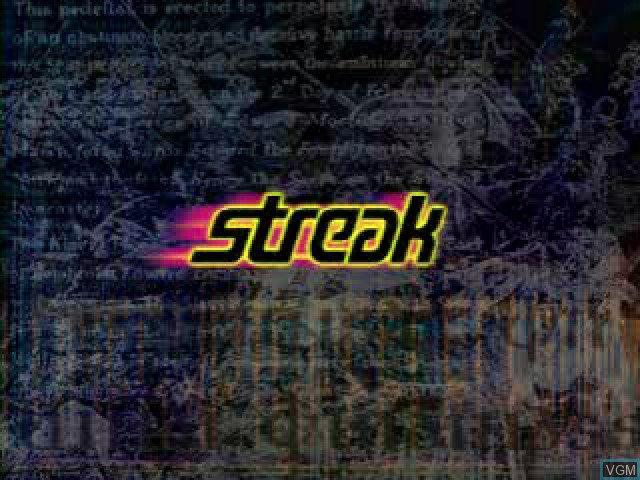Image de l'ecran titre du jeu Streak - Hoverboard Racing sur Sony Playstation