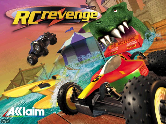 Image de l'ecran titre du jeu RC Revenge sur Sony Playstation