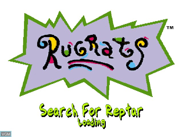 Image de l'ecran titre du jeu Rugrats - Search for Reptar sur Sony Playstation