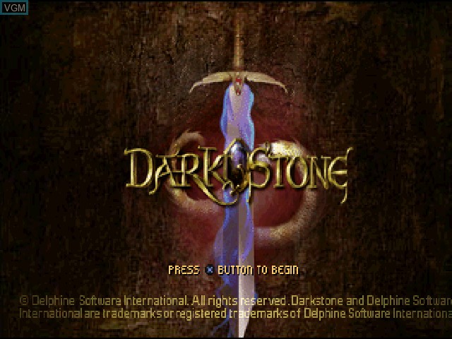 Image de l'ecran titre du jeu Darkstone - Evil Reigns sur Sony Playstation