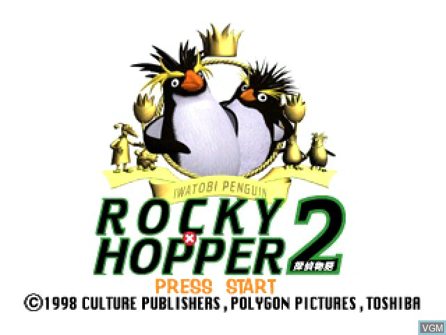 Image de l'ecran titre du jeu Iwatobi Penguin Rocky x Hopper 2 - Tantei Monogatari sur Sony Playstation