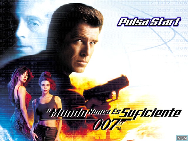 Image de l'ecran titre du jeu 007 - El Mundo Nunca es Suficiente sur Sony Playstation