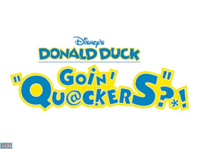 Image de l'ecran titre du jeu Donald Duck - Goin' Quackers sur Sony Playstation