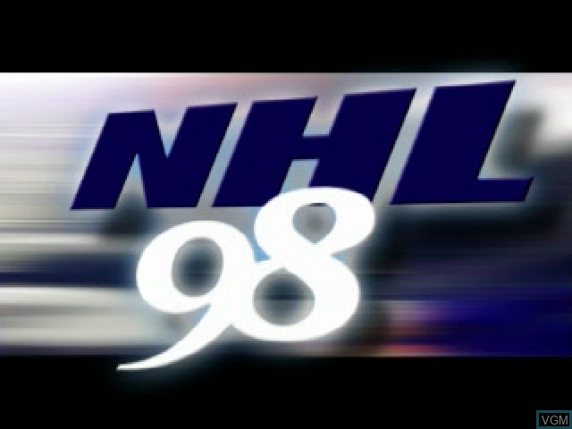 Image de l'ecran titre du jeu NHL 98 sur Sony Playstation