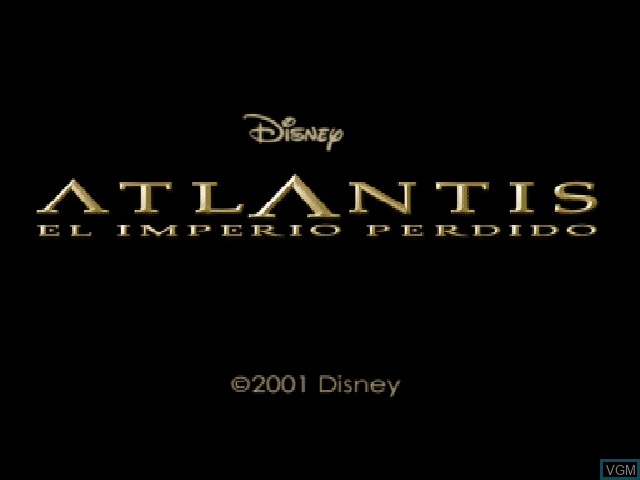 Image de l'ecran titre du jeu Atlantis - El Imperio Perdido sur Sony Playstation