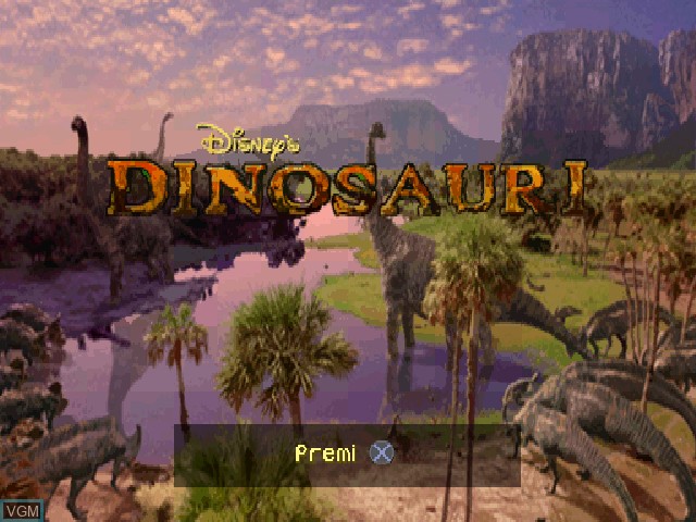 Image de l'ecran titre du jeu Dinosauri sur Sony Playstation