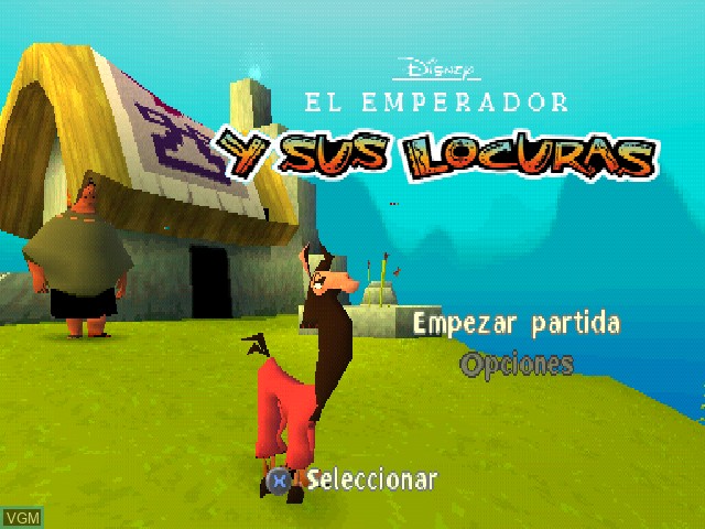 Image de l'ecran titre du jeu Emperador y sus Locuras, El sur Sony Playstation