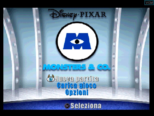 Image de l'ecran titre du jeu Monster & Co. - L'Isola dello Spavento sur Sony Playstation