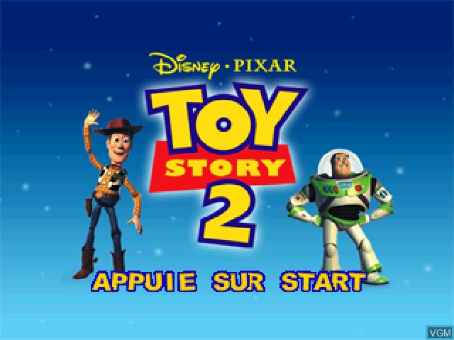 Image de l'ecran titre du jeu Toy Story 2 - Buzz l'Éclair à la Rescousse! sur Sony Playstation
