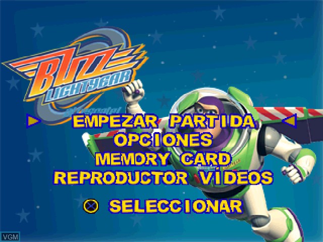 Image de l'ecran titre du jeu Toy Story 2 - Buzz Lightyear al Rescate! sur Sony Playstation