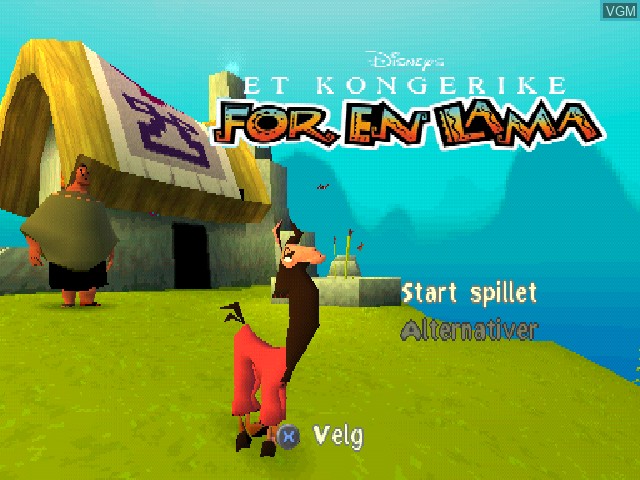 Image de l'ecran titre du jeu Kongerike for en Lama, Et sur Sony Playstation