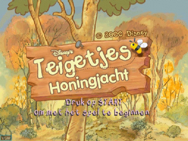 Image de l'ecran titre du jeu Teigetjes Honingjacht sur Sony Playstation