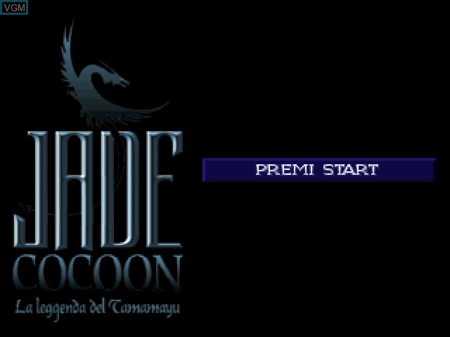 Image de l'ecran titre du jeu Jade Cocoon - La Leggenda del Tamamayu sur Sony Playstation