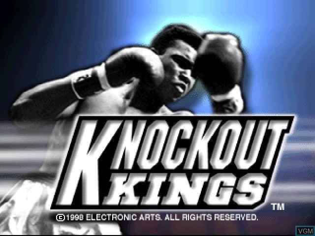 Image de l'ecran titre du jeu Knockout Kings 99 sur Sony Playstation