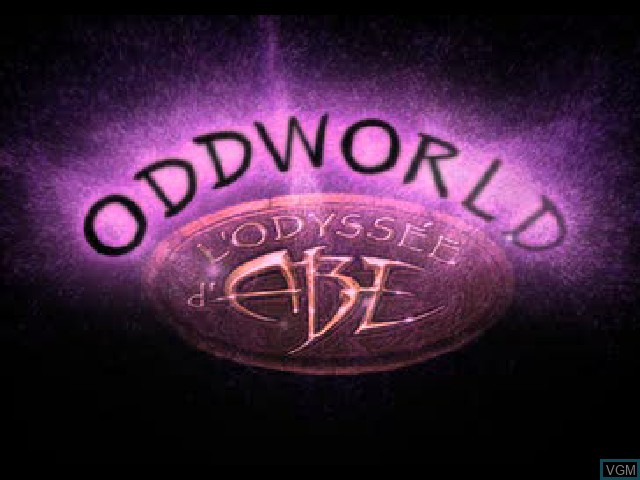 Image de l'ecran titre du jeu Oddworld - L'Odyssee d'Abe sur Sony Playstation