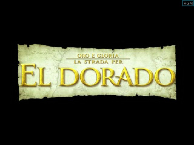 Image de l'ecran titre du jeu Oro e Gloria - La Strada per El Dorado sur Sony Playstation