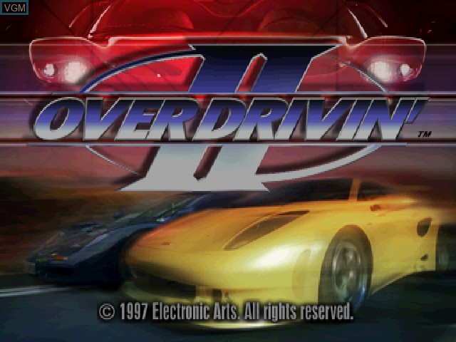 Image de l'ecran titre du jeu Over Drivin' II sur Sony Playstation