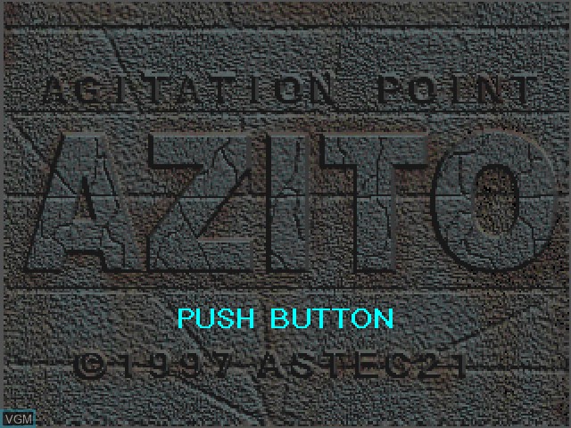 Image de l'ecran titre du jeu Azito sur Sony Playstation