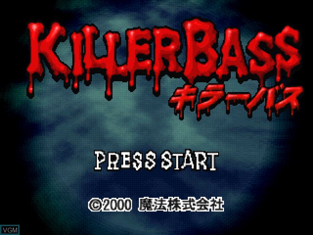Image de l'ecran titre du jeu Killer Bass sur Sony Playstation