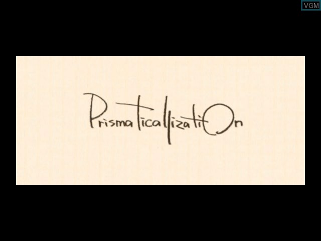 Image de l'ecran titre du jeu Prismaticallization sur Sony Playstation
