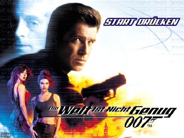 Image de l'ecran titre du jeu 007 - Die Welt ist Nicht Genug sur Sony Playstation