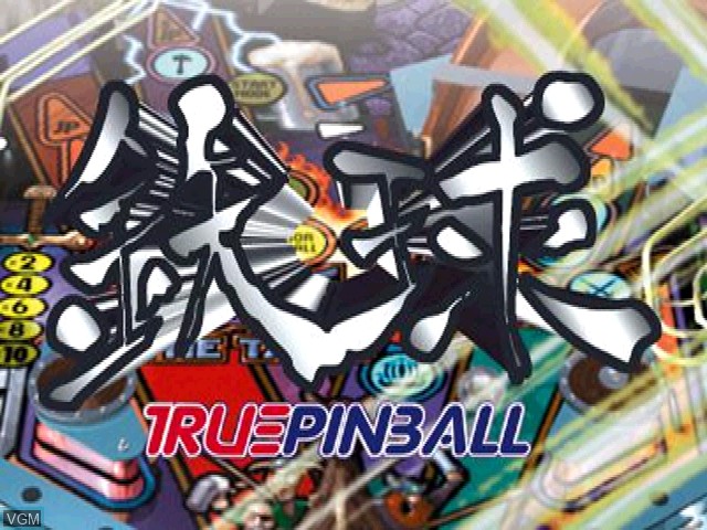 Image de l'ecran titre du jeu Tekkyuu - True Pinball sur Sony Playstation